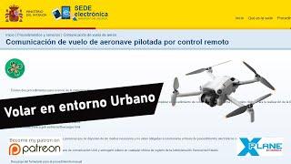 X-Plane Español | UAS/DRONES | Comunicación Ministerio Interior Vuelo Urbano