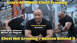 Learn All About Chest Training | Chest Not Growing? Reason Behind it | Mukesh Gahlot #youtubevideos