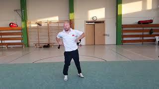 Wushu - Training - Shuang Jiu Jie Bian - Nine Section Double Chain Whip - Slow Motion