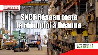 Visite de la première recyclerie ferroviaire de France