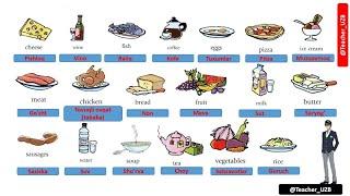 Taomlarning Ingliz tilida nomlanishi | Foods in English  #Vocabulary #Ingliztili #like #grammar