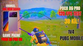 POCO X6 PRO TEST PUBG 38 KİL! ERANGEL 120 FPS  ONE MAN SQUAD 