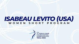 Levito (USA) | Women SP | ISU WJ Figure Skating Championships 2022 | Tallinn | #WorldJFigure