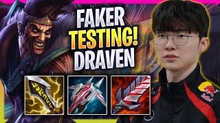 FAKER TESTING DRAVEN MID IN KOREA SOLOQ! - T1 Faker Plays Draven MID vs Zeri! | Season 2024