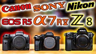 Nikon Z8 vs Sony a7R V vs Canon EOS R5: Which Camera SHOULD You Buy?