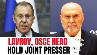 LIVE: Russia's Foreign Minister Lavrov and OSCE Secretary General Make Statements in Moscow | N18G