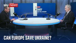 Prof Michael Clarke assesses Europe's plan to defend Ukraine