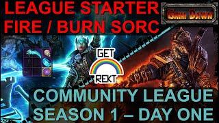 Grim Dawn League Season 1 - Day 1: Sorc Speedrunning Death Tokens