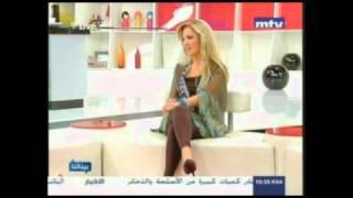 Mona Khoury in @live on MTV Lebanon - Part 2 -