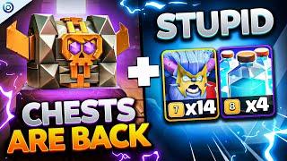 MORE CHESTS + 13 SUPER YETI Army is UNREAL | Clash of Clans