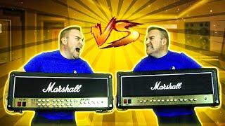 Marshall JCM 2000 TSL 100 VS Marshall DSL 100HR HIGH GAIN SHOOTOUT