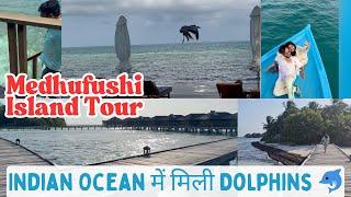 ️️ Indian Ocean में मिली Dolphins  Kajal आज खो जाती बस️Water Villa Medhufushi Island, Maldives