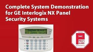 GE Interlogix NX Alarm System Demonstration