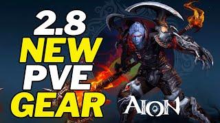 Aion Classic KOREA 2.8 NEW PVE GEAR! - Best New PVE Weapons in 4-Players Dungeon!