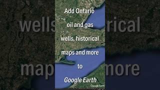 Add Ontario Oil and Gas Wells to Google Earth