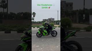 Kawasaki Zx10r with Arrow Exhaust  | Downshift Sound | #zx10r #shorts