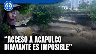 Lluvias de Acapulco equivalen a lo de un año en Guerrero: Jorge Camacho