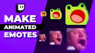 How to make a Twitch Animated emote like Frog Pop