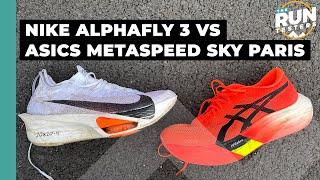 Nike Alphafly 3 vs Asics Metaspeed Sky Paris: Which is the best carbon plate racing shoe?