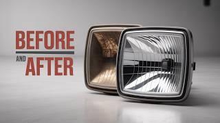 Cheap electroplating,restoration of the car headlight reflector!Simple practical inventions
