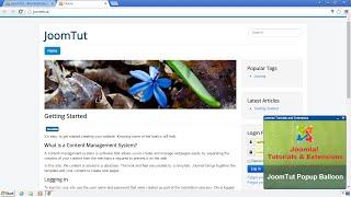 How to install module JT Popup Balloon in Joomla! 3.5