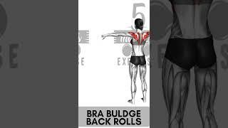 Bye-Bye Bra Bulge and Back Rolls #workout #femalefitness #workoutathome