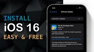 How To Install iOS 16 Beta 1 - Free & Easy