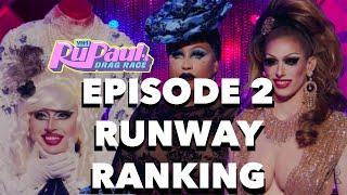 EPISODE 2 RUNWAY RANKING - RUPAUL'S DRAG RACE SEASON 14