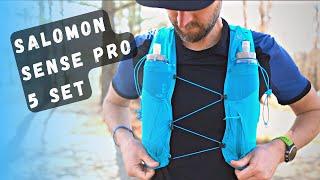 Salomon Sense Pro 5 Set Review / best running vests for trail marathon