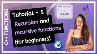 C++ FUNCTIONS (2025) - What is recursion? Learn recursive functions! PROGRAMMING TUTORIAL