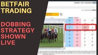 Betfair Trading   DOBBING strategy shown LIVE In-Running by PIPBETS.com