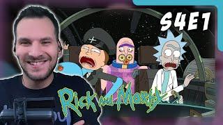 Rick and Morty 4x1 Reaction | First Time Watching | Review & Commentary 