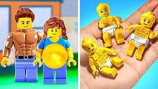 LEGO Is Pregnant With Tiny Lego Babies  *From Birth To Death Of Lego Man*