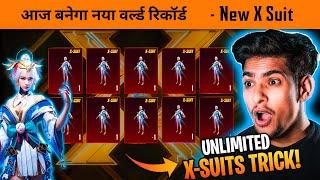 OMG! I got Free X-Suit trick - Worlds Record Crate Opening GALADARIA X-SUIT in BGMI