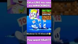 Blockman go VS Minecraft