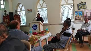 Sh Kumail Rajani speaking at Mundra Jamat