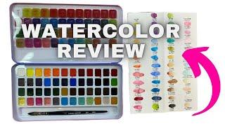  My honest opinions about the MeiLiang 48 Watercolor Set!