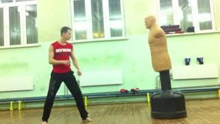 ТУД#Вертушка# Удар по манекену 540 градусов .taekwondo#     каратэ