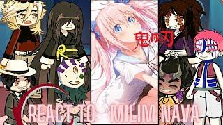 Upper moons react to milim nava | akaza | Demon Slayer | hashira | Gacha life 2 | rimuru tempest