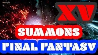 FINAL FANTASY XV SUMMON (JUDGEMENT BOLT) VS LEVEL 99 MELUSINE