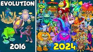 Wublin Island Evolution - New Update Rare Full Song | My Singing Monsters