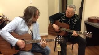 Tommy Emmanuel and Timur Vedernikov playing Sigma Guitars