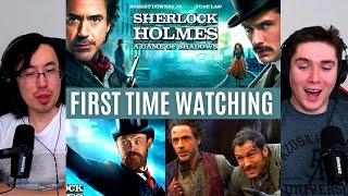 REACTING to *Sherlock Holmes 2: A Game of Shadows* MEET MORIARTY (First Time Watching) Action Movies