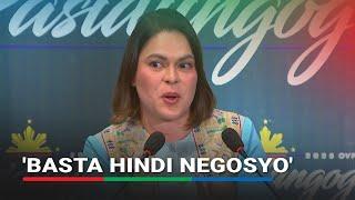 VP Sara reacts to 'pro, anti-Duterte' contents using artificial intelligence | ABS-CBN News