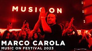 MARCO CAROLA at MUSIC ON FESTIVAL 2023 • AMSTERDAM