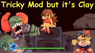 Tricky Mod but it's Clay (w Cutscenes) - Friday Night Funkin Mod