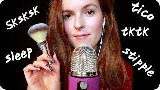 ASMR Stippling You ️ Lip Smacking Trigger Words (Sk, Tk, Sleepy, Tico...) BLUE YETI PRO