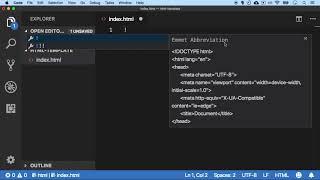 Lesson 18 -  Emmet Shortcuts And Code Comments