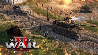 Men of War 2 Germany Gameplay - Men of War II Multiplayer Battle