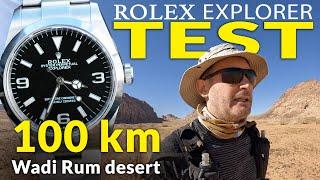 Rolex Explorer - Test Trail 100 km en Jordanie, dans le désert du Wadi Rum et Pétra